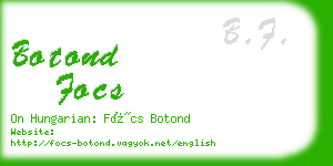 botond focs business card
